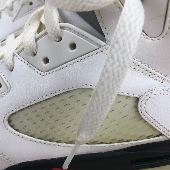 Air Jordan 5 Retro Fire Red Silver Tongue Sz 13 - Picture 11 of 16